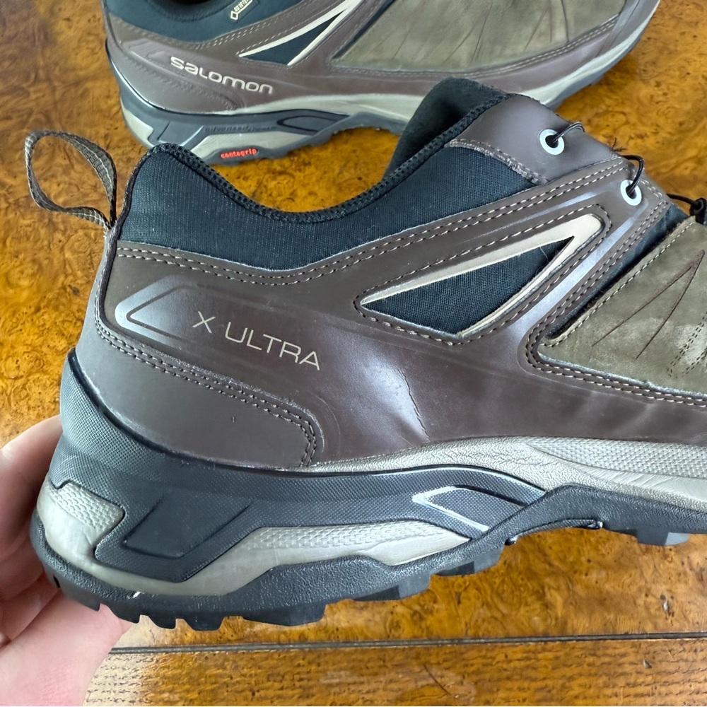 Salomon Men's Trail Shoes - Brown and Black - Picture 15 of 16